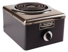 WAAGE - 10" Long x 8 Wide x 7" High, 230 Volt Hot Plate - 1 Burner, 1500 Watt, 7 Amps - Strong Tooling