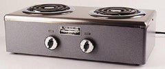 WAAGE - 20" Long x 10 Wide x 7" High, 230 Volt Hot Plate - 2 Burner, 1600 Watt, 7 Amps - Strong Tooling