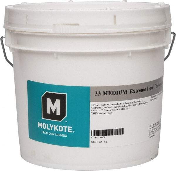 Dow Corning - 8 Lb Can Lithium Low Temperature Grease - Pink, Low Temperature, 400°F Max Temp, NLGIG 2, - Strong Tooling