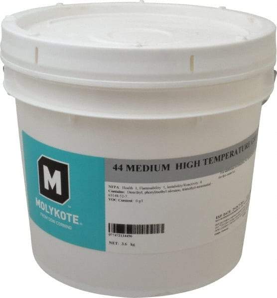 Dow Corning - 8 Lb Can Lithium High Temperature Grease - White, High Temperature, 400°F Max Temp, NLGIG 2, - Strong Tooling