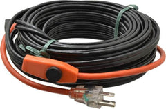 EasyHeat - 40' Long, Preassembled, Fixed Length, Fixed Wattage, Protection Heat Cable - 120 Input Volts, 280 Watts - Strong Tooling