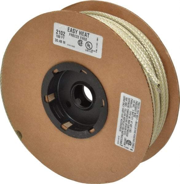 EasyHeat - 100' Long, 120 Input Volt, Easy Heat Self Regulating Residential Heat Protection Cable - 3 Watt - Strong Tooling