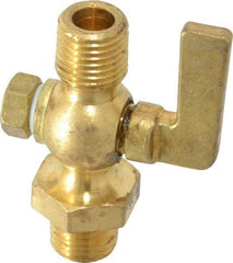 Conbraco - 1/4" Pipe, Lever Handle, MNPT x MNPT End Connection, Air Cock - 200 Max psi, Brass - Strong Tooling