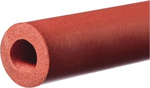 Value Collection - 1/4" ID to 3/4" OD, Silicone Foam Cylinder - 60" Long, 7 psi Tensile Strength, -100 to 500°F - Strong Tooling