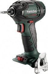 Metabo - 18 Volt, 1/4" Drive, 1,770 Ft/Lb Torque, Cordless Impact Driver - Pistol Grip Handle, 2900 RPM, Bare Tool - Strong Tooling