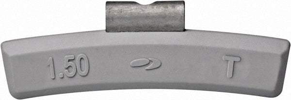 Value Collection - 2.75 oz TPS Wheel Weight - Gray, Plastic/Steel, For Use with Automotive & Light Trucks - Strong Tooling