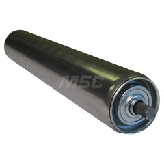 Roller Skids; Roller Material: Galvanized Steel; Load Capacity: 312; Color: Chrome; Finish: Natural; Compatible Surface Type: Smooth; Roller Length: 25.0000 in; Roller Width: 2.5000; Roller Height: 2.5 in; Roller Diameter: 2.5000; Overall Height: 2.5 in;