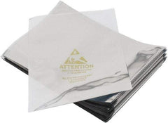 Value Collection - 8" Long x 5" Wide, 3 mil Thick, Clear Metalized Static Shield Bag - Metal-In - Strong Tooling