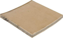 Made in USA - 12" Long, 12" Wide, Natural Gum Rubber Foam Sheet - 35 to 45 Durometer, Tan, -20 to 140°F, 3,000 psi Tensile Strength, Stock Length - Strong Tooling