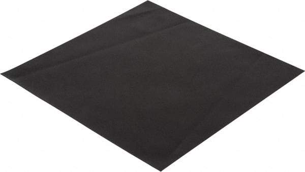 Made in USA - 12" Long, 12" Wide, Buna-N Rubber Foam Sheet - 35 to 45 Durometer, Black, -20 to 170°F, 800 psi Tensile Strength, Stock Length - Strong Tooling