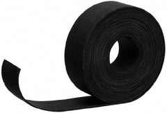 Made in USA - 3/8" Thick x 36" Wide Black Buna-N Rubber Roll - Cut to Length, Adhesive Back, 50 Shore A Durometer, 2,500 psi Tensile Strength, -20°F to 170°F - Strong Tooling