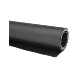 Made in USA - 48" Wide, Polyester-Reinforced Neoprene Rubber Foam Sheet - 50 to 60 Durometer, Black, -20 to 180°F, 1,000 psi Tensile Strength, Cut-to-Length - Strong Tooling