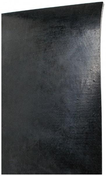 Made in USA - 48" Wide, Polyester-Reinforced Neoprene Rubber Foam Sheet - 50 to 60 Durometer, Black, -20 to 180°F, 1,000 psi Tensile Strength, Cut-to-Length - Strong Tooling