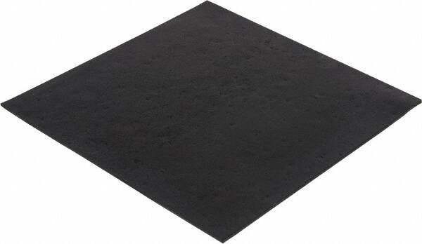 Made in USA - 12" Long, 12" Wide, Neoprene Spring Blend Rubber Foam Sheet - 65 to 75 Durometer, Black, -20 to 170°F, 1,000 psi Tensile Strength, Stock Length - Strong Tooling