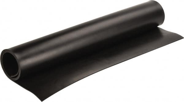 Made in USA - 36" Long, 24" Wide, Neoprene Spring Blend Rubber Foam Sheet - 65 to 75 Durometer, Black, -20 to 170°F, 1,000 psi Tensile Strength, Stock Length - Strong Tooling