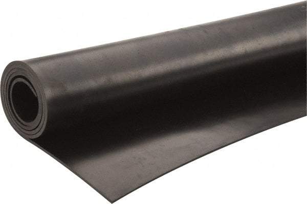 Value Collection - 36" Long, 36" Wide, Neoprene Spring Blend Rubber Foam Sheet - 65 to 75 Durometer, Black, -20 to 170°F, 1,000 psi Tensile Strength, Stock Length - Strong Tooling