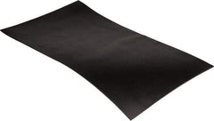 Made in USA - 24" Long, 12" Wide, EPDM Rubber Foam Sheet - 50 to 60 Durometer, Black, -40 to 240°F, 1,000 psi Tensile Strength, Stock Length - Strong Tooling