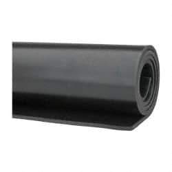 Made in USA - 36" Wide, Vinyl Rubber Foam Sheet - 60 to 70 Durometer, Black, 20 to 160°F, 1,000 psi Tensile Strength, Cut-to-Length - Strong Tooling