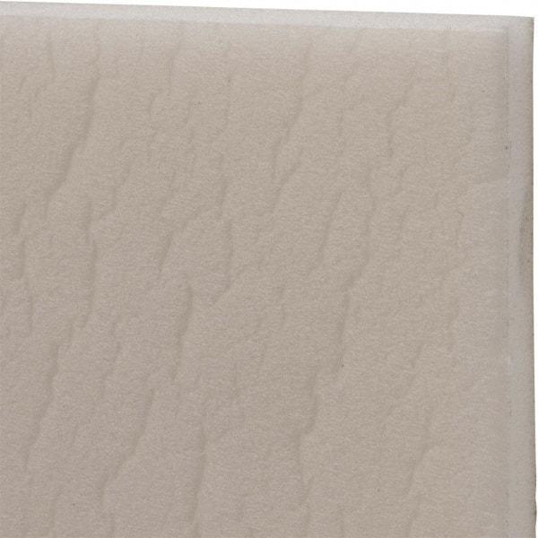 Made in USA - 54" Wide, Polyethylene Foam Rubber Foam Sheet - White, -110 to 180°F, Adhesive Backing, Cut-to-Length - Strong Tooling