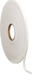 Made in USA - 50' x 3/8" x 3/16" White Polyethylene Foam Roll - Strong Tooling