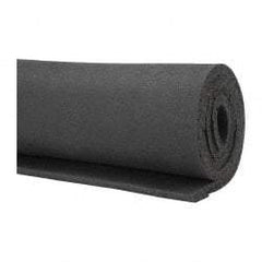 Value Collection - 36" Wide, Natural Foam Rubber Foam Sheet - 45 to 55 Durometer, Black, -40 to 160°F, Cut-to-Length - Strong Tooling