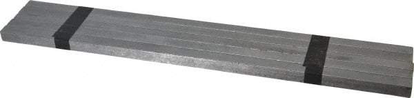 Made in USA - 12" Long x 3/8" High x 3/8" Wide, Over/Undersized Key Stock - 1090/1095 Steel - Strong Tooling