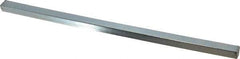 Made in USA - 12" Long, Zinc-Plated Step Key Stock for Gears - C1018 Steel - Strong Tooling