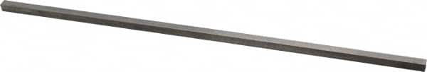 Made in USA - 12" Long x 1/4" High x 1/4" Wide, Undersized Key Stock - 18-8 Stainless Steel - Strong Tooling