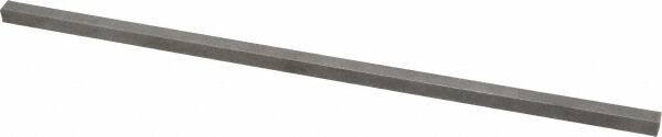 Made in USA - 12" Long x 5/16" High x 5/16" Wide, Undersized Key Stock - 18-8 Stainless Steel - Strong Tooling