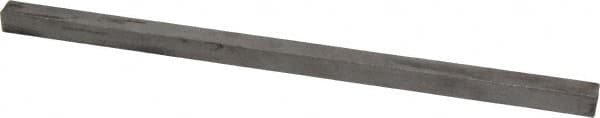 Made in USA - 12" Long x 1/2" High x 1/2" Wide, Undersized Key Stock - 18-8 Stainless Steel - Strong Tooling