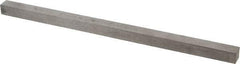 Made in USA - 12" Long x 9/16" High x 9/16" Wide, Undersized Key Stock - 18-8 Stainless Steel - Strong Tooling