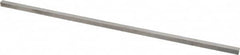 Made in USA - 12" Long x 1/4" High x 1/4" Wide, Undersized Key Stock - Type 316 Stainless Steel - Strong Tooling