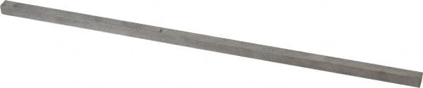 Made in USA - 12" Long x 5/16" High x 5/16" Wide, Undersized Key Stock - Type 316 Stainless Steel - Strong Tooling