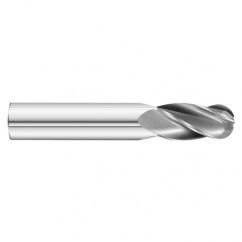 1/4 x 2 x 4-1/2 4 Flute Ball Nose  End Mill- Series 3200SD - Strong Tooling