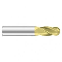 15/32 x 1 x 3 4 Flute Ball Nose  End Mill- Series 3200SD - Strong Tooling