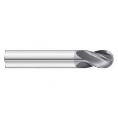 1" x 1 x 4 4 Flute Ball Nose  End Mill- Series 3200STB - Strong Tooling