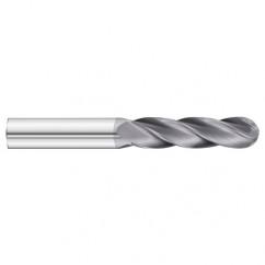 7/16 x 1 x 4 4 Flute Ball Nose  End Mill- Series 3200XL - Strong Tooling