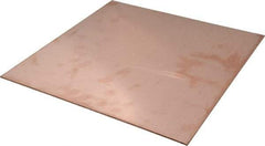 Value Collection - 1/8 Inch Thick x 12 Inch Square, Copper Sheet - Alloy 110 - Strong Tooling