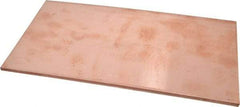 Value Collection - 1/4 Inch Thick x 6 Inch Wide x 12 Inch Long, Copper Sheet - Alloy 110 - Strong Tooling