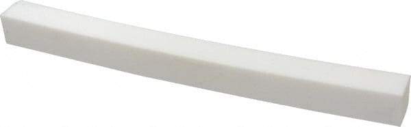 Made in USA - 1 Ft. Long x 1 Inch Wide x 1 Inch High, Virgin PTFE, Square Plastic Bar - White, +0.030 - 0.000 Tolerance - Strong Tooling