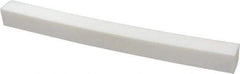 Made in USA - 1 Ft. Long x 1 Inch Wide x 1 Inch High, Virgin PTFE, Square Plastic Bar - White, +0.030 - 0.000 Tolerance - Strong Tooling