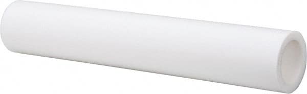 Made in USA - 1-3/8 Inch Outside Diameter x 4 Ft. Long, Plastic Round Tube - PTFE (Virgin), +/- 0.032 Inch Tolerance - Strong Tooling