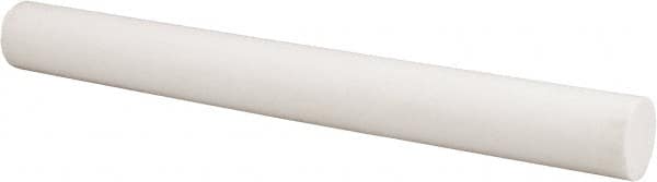 Made in USA - 1' Long, 1-1/4" Diam, PTFE (Glass-Filled) Plastic Rod - +0.005 Inch Length Tolerance - Strong Tooling