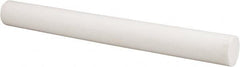 Made in USA - 1' Long, 1-1/4" Diam, PTFE (Glass-Filled) Plastic Rod - +0.005 Inch Length Tolerance - Strong Tooling