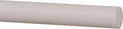 Made in USA - 4' Long, 3/4" Diam, PTFE (Mechanical Grade) Plastic Rod - +0.005 Tolerance - Strong Tooling