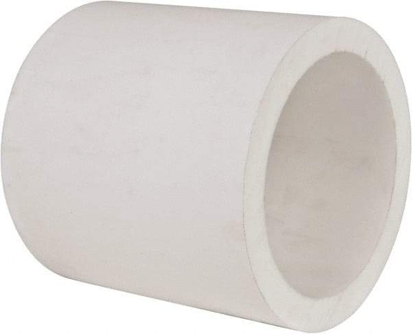 Made in USA - 4 Inch Outside Diameter x 6 Inch Long, Plastic Round Tube - PTFE (Virgin) - Strong Tooling