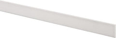 USA Sealing - 1' x 1" x 1/8" White PTFE (Virgin) Rectangular Bar - Strong Tooling