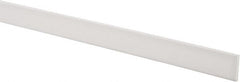 USA Sealing - 2' x 1" x 1/8" White PTFE (Virgin) Rectangular Bar - Strong Tooling