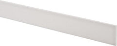 USA Sealing - 2' x 1-1/2" x 1/8" White PTFE (Virgin) Rectangular Bar - Strong Tooling