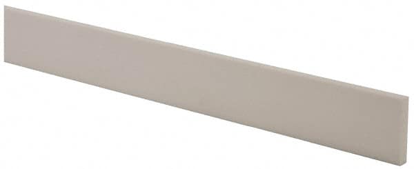 USA Sealing - 4' x 1-1/2" x 1/4" White PTFE (Virgin) Rectangular Bar - Strong Tooling